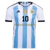 Original Fußballtrikot Argentinien 3 Star Messi 10 Heimtrikot WM 2022 Für Herren